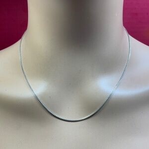 Sterling Silver Italian chain / necklace. 18 inches long
